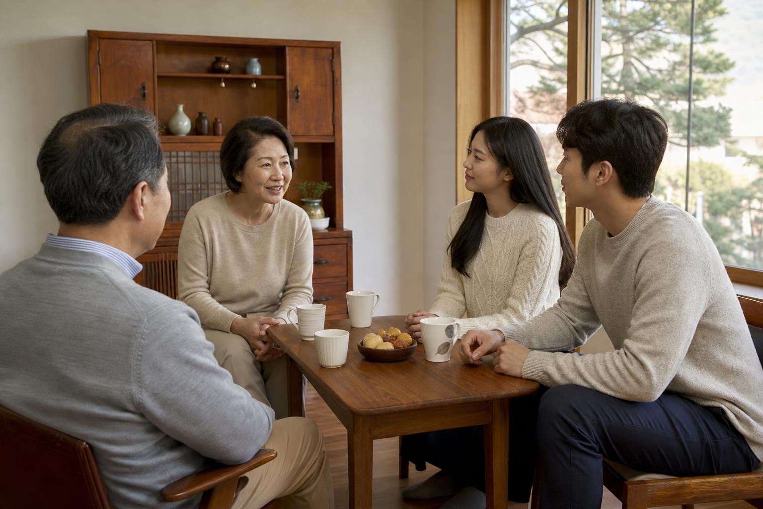 Office colleagues addressing a Korean team leader by surname and workplace title